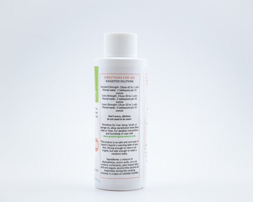 4 OUNCE "SAFE" Concentrate, Totally Non - Toxic, All Purpose Cleaner. Makes about 2 gallons - greenvirginproducts