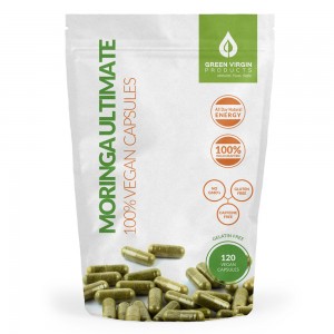 120 Vegan Moringa Ultimate Capsules | Green Virgin Products