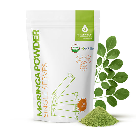 Moringa Powder Single Serves - greenvirginproducts