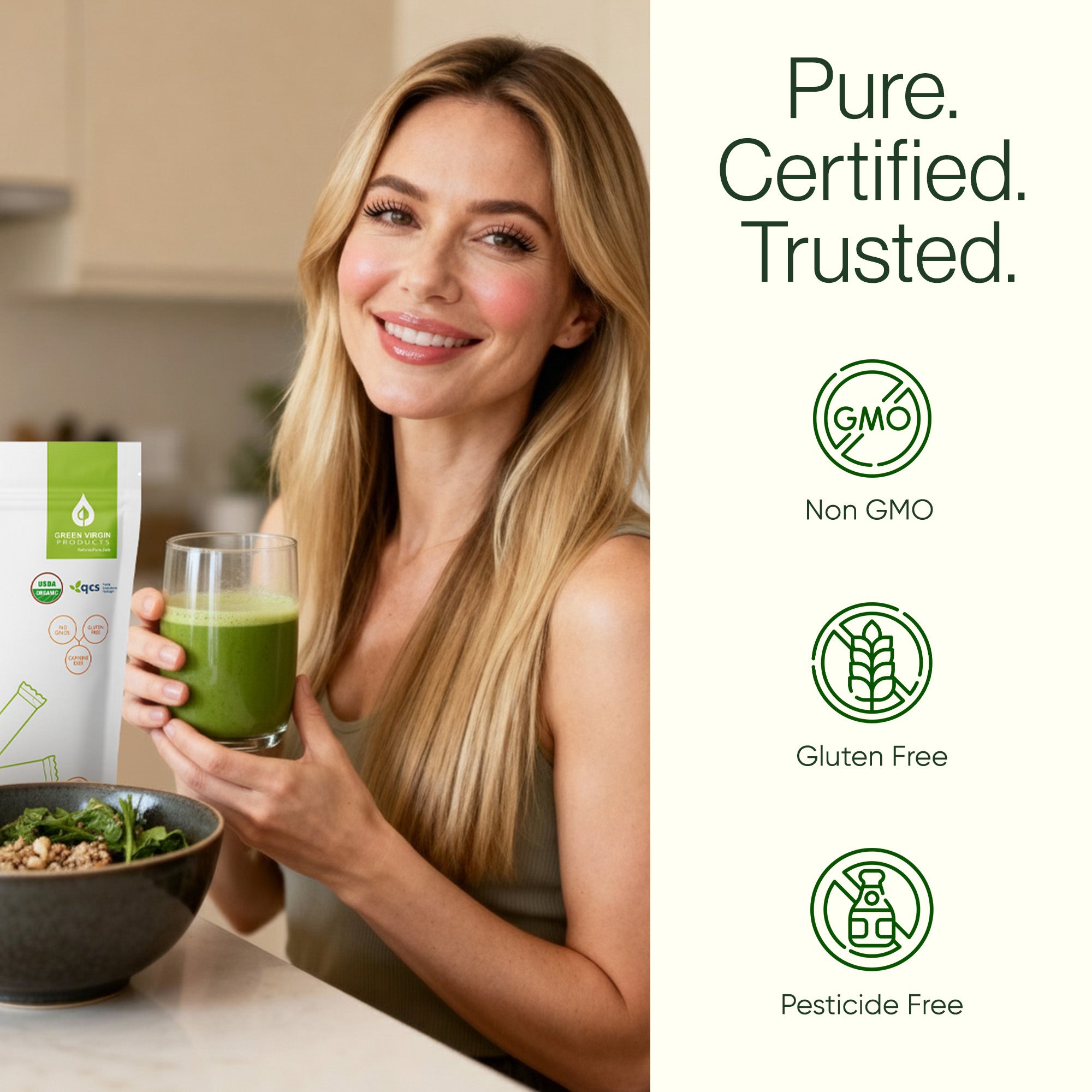 Moringa Powder Single Serves - greenvirginproducts