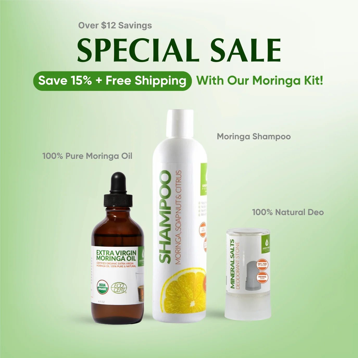 Moringa Skincare Kit - greenvirginproducts